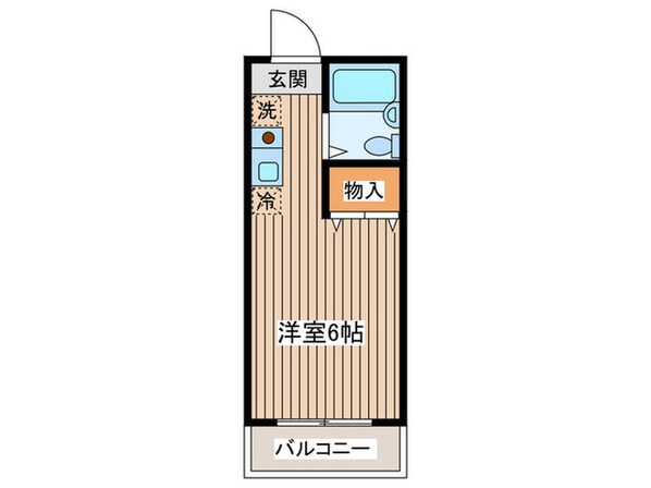 パレス西湘海岸Ａ棟の物件間取画像